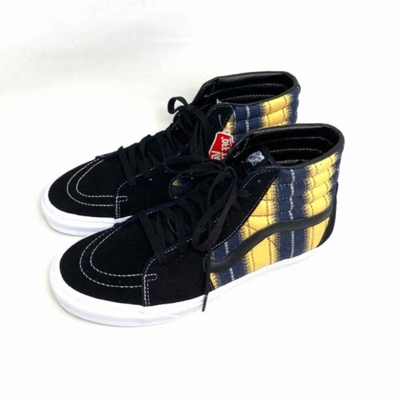💖MEGA SALE💖VANS SK8-HI Denim Womens Stripes s Black VN0A4BV6TRM Canvas - Picture 5 of 11